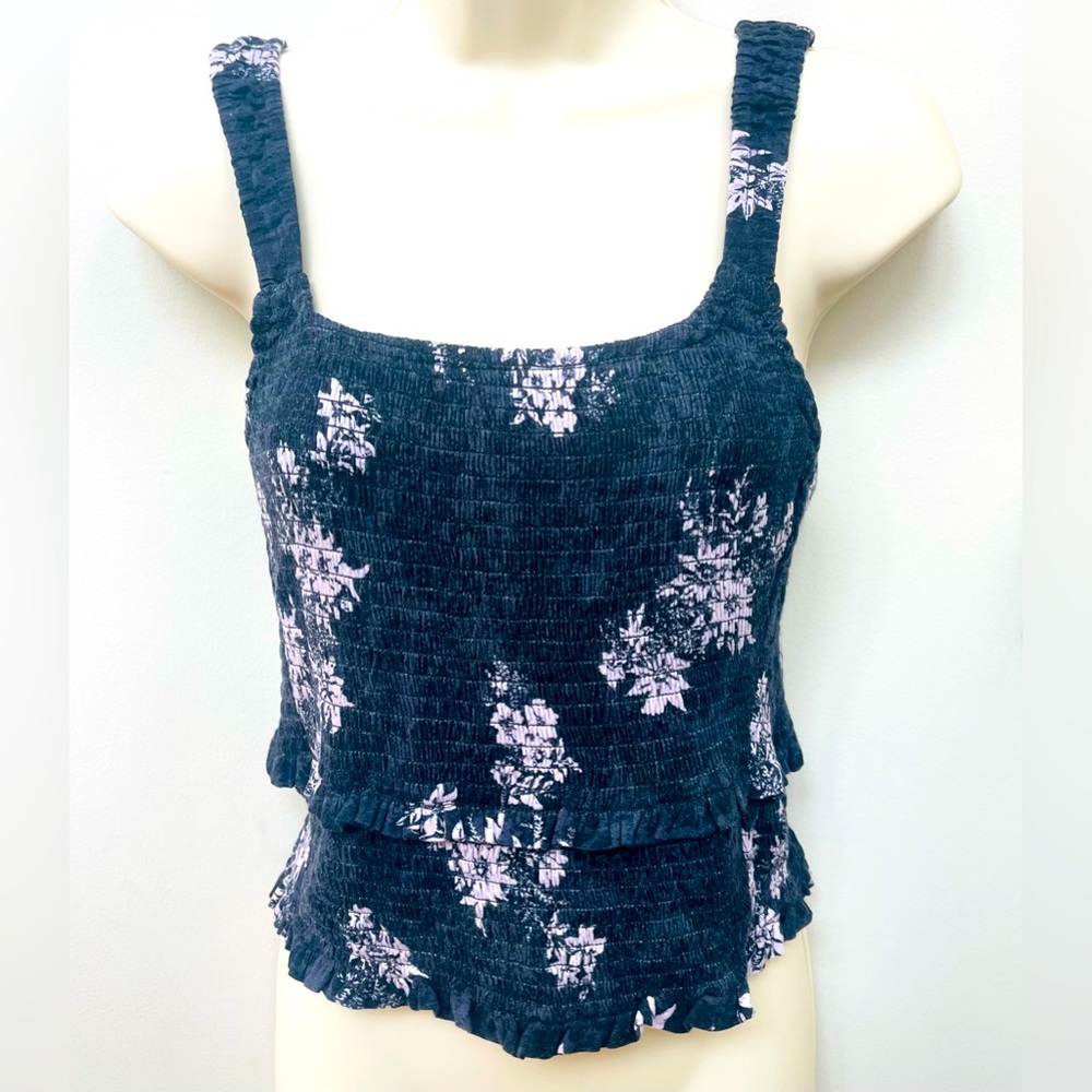 NWNT, Free People Tank, Size Large, Color - faded black